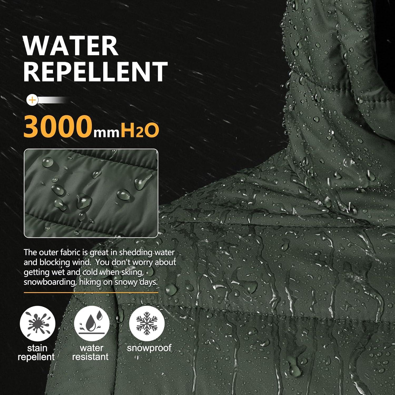 Chaqueta Puffer Ligera Outdoor Ventures para Mujeres Verde