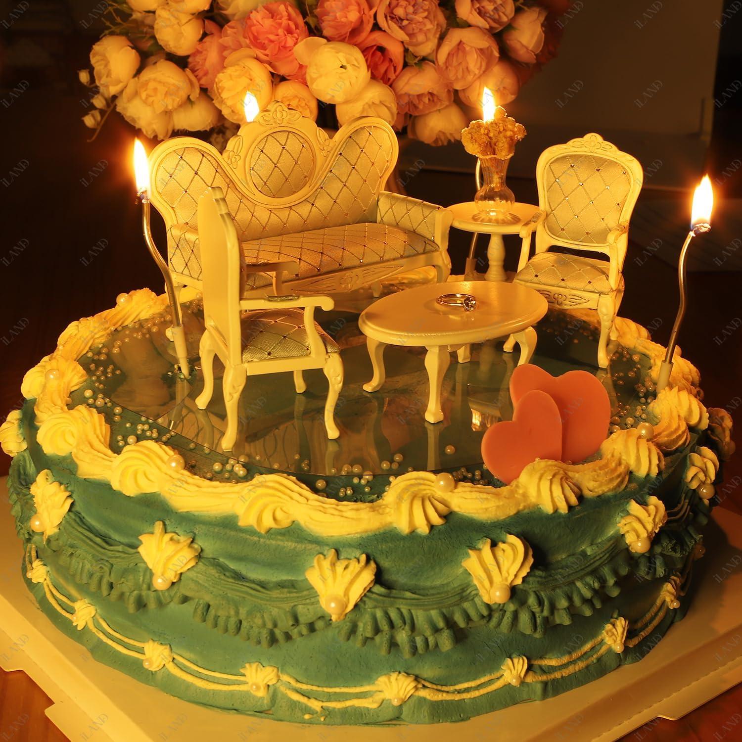 Conjunto de Muebles para Casa de Muñecas iLAND 8 Piezas