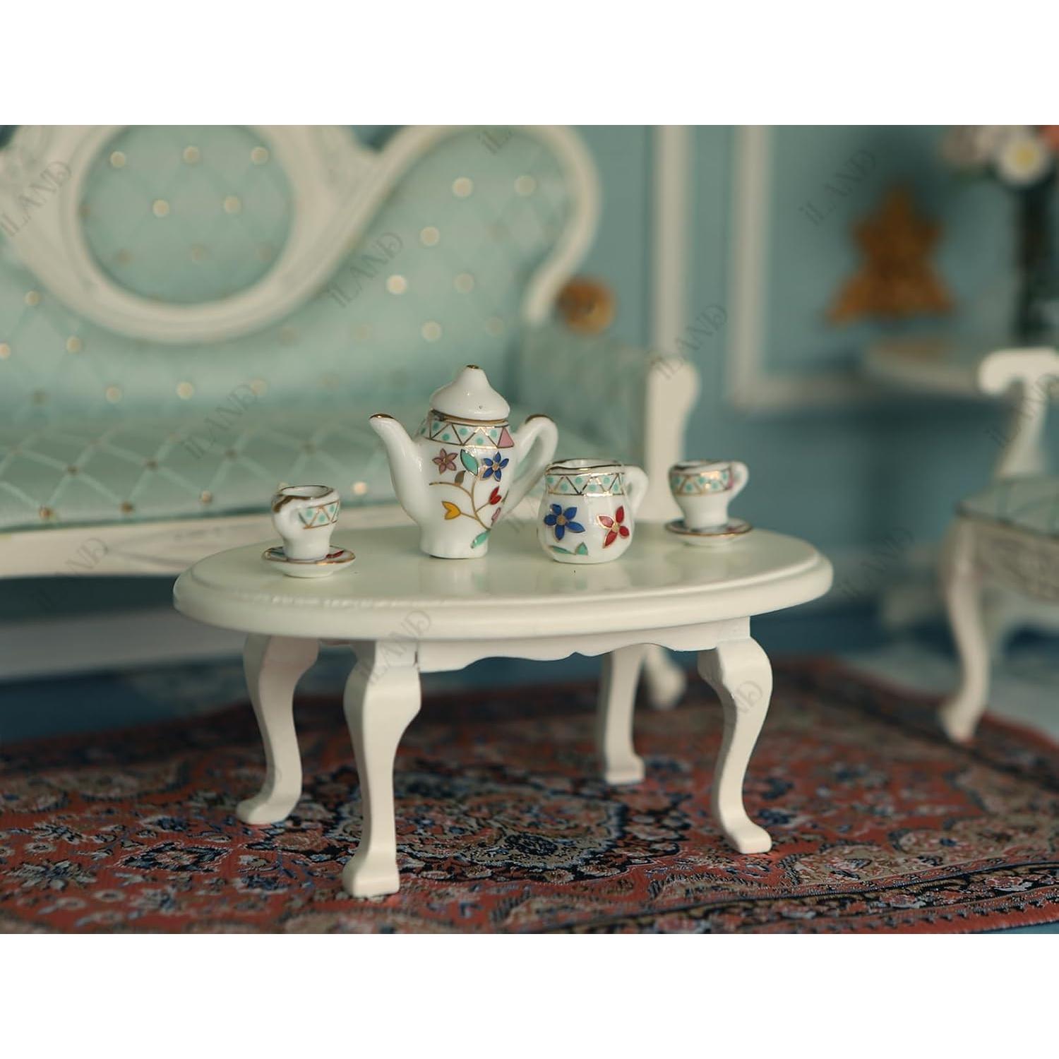 Conjunto de Muebles para Casa de Muñecas iLAND 8 Piezas