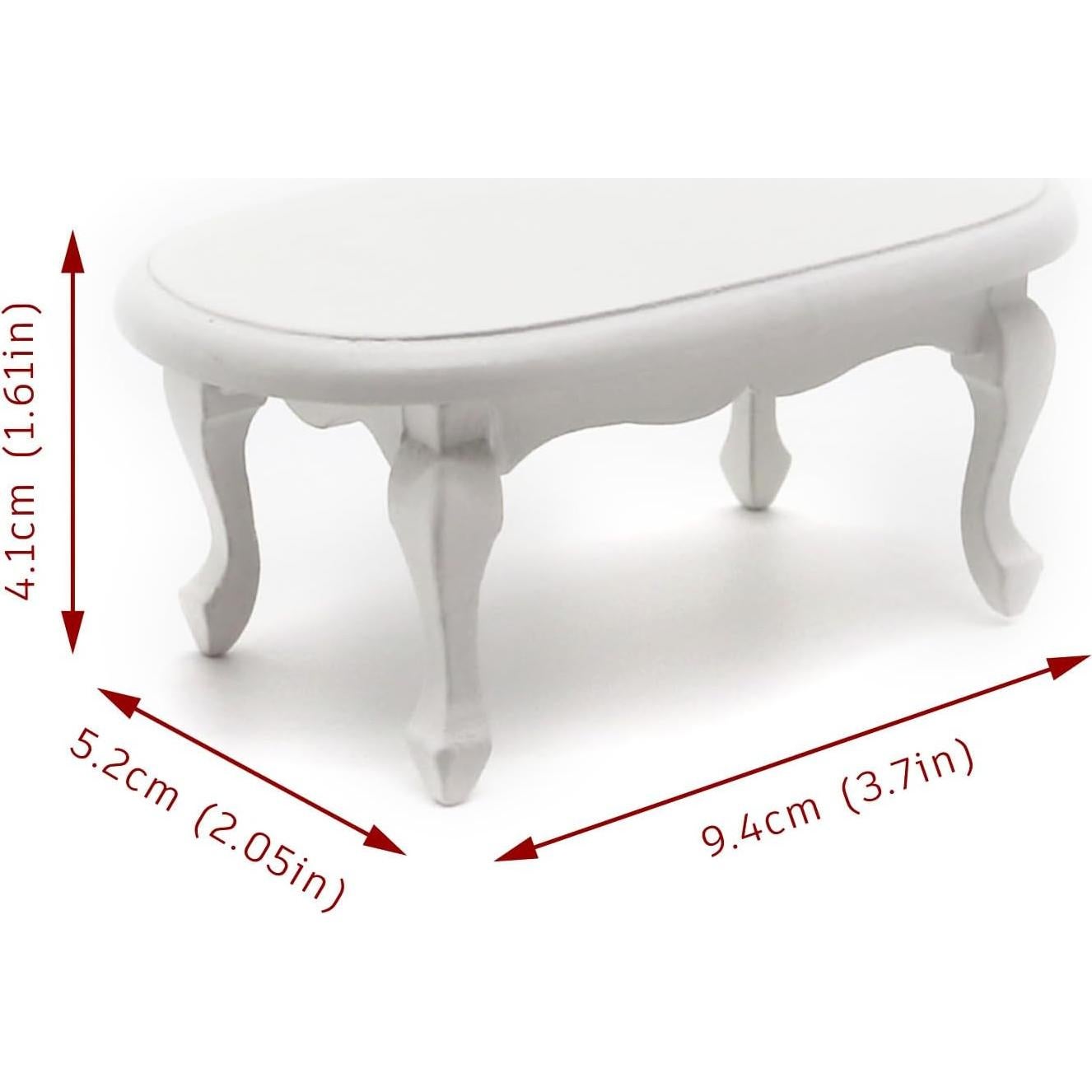 Juego de Muebles de Sofá Miniatura 1:12 Minamzee 16 Piezas