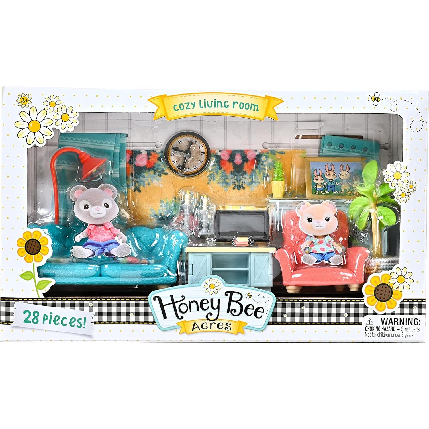 Juego de Decoración Sala de Estar Honey Bee Acres 28 Piezas