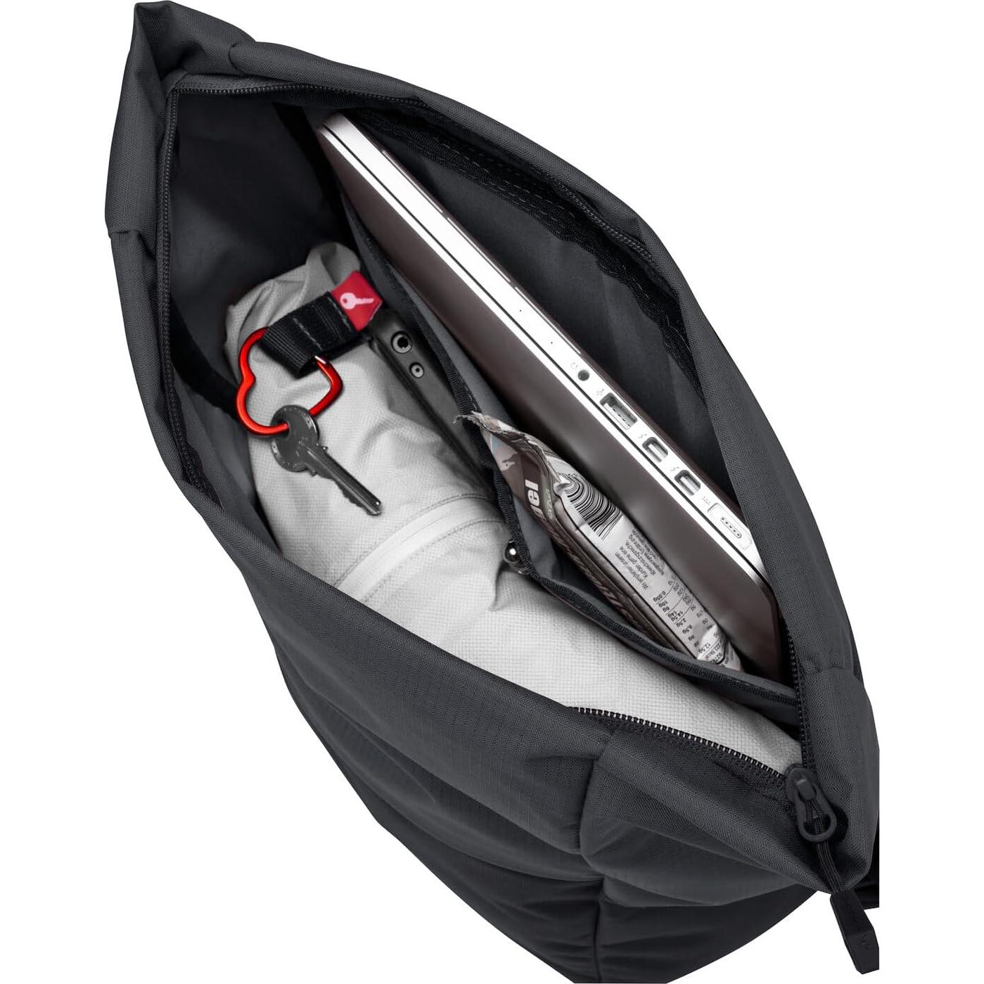 Mochila Urbana VAUDE 14L Negra con Compartimento para Tablet