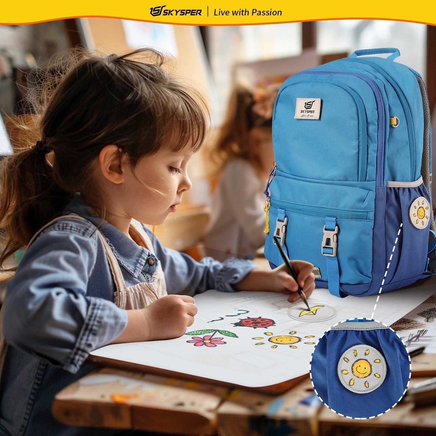 Mochila SKYSPER IKIEX 18L para Niños - Azul, Ergonómica