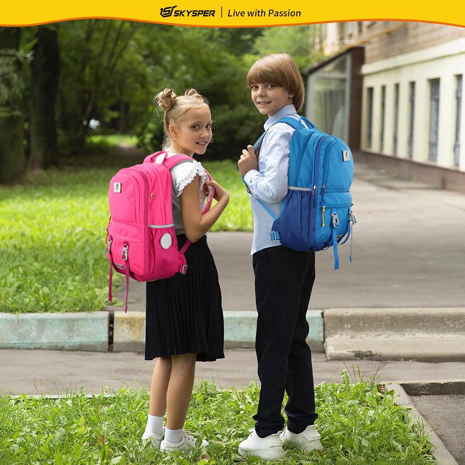 Mochila SKYSPER IKIEX 18L para Niños - Azul, Ergonómica