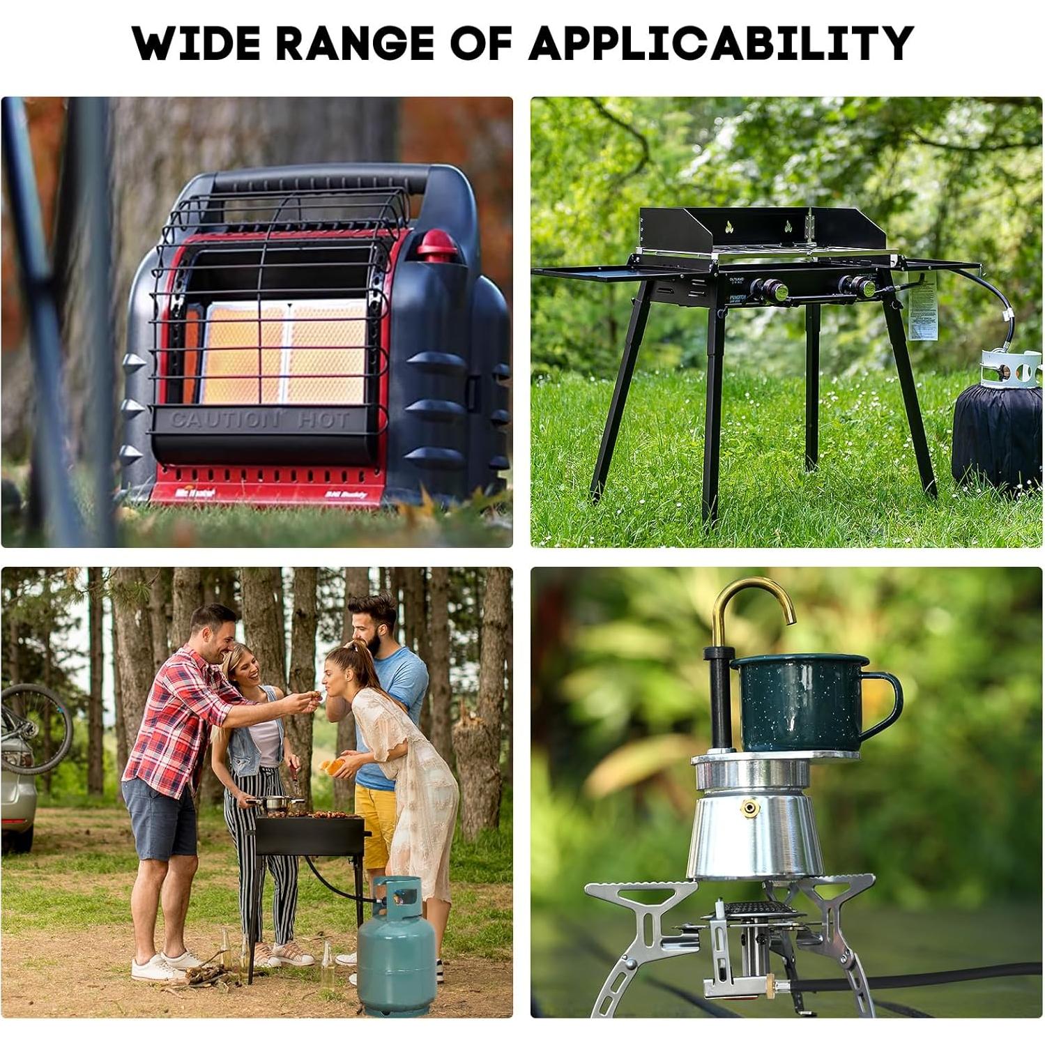 Adaptador de Manguera de Propano 3 PIES MOASKER a 20LB