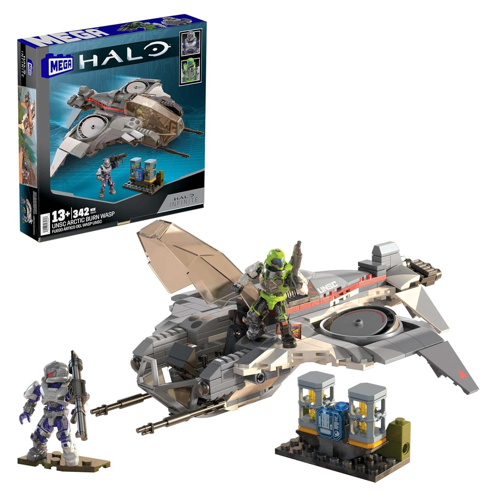 Juguete de Construcción MEGA Halo Wasp UNSC 342 Piezas