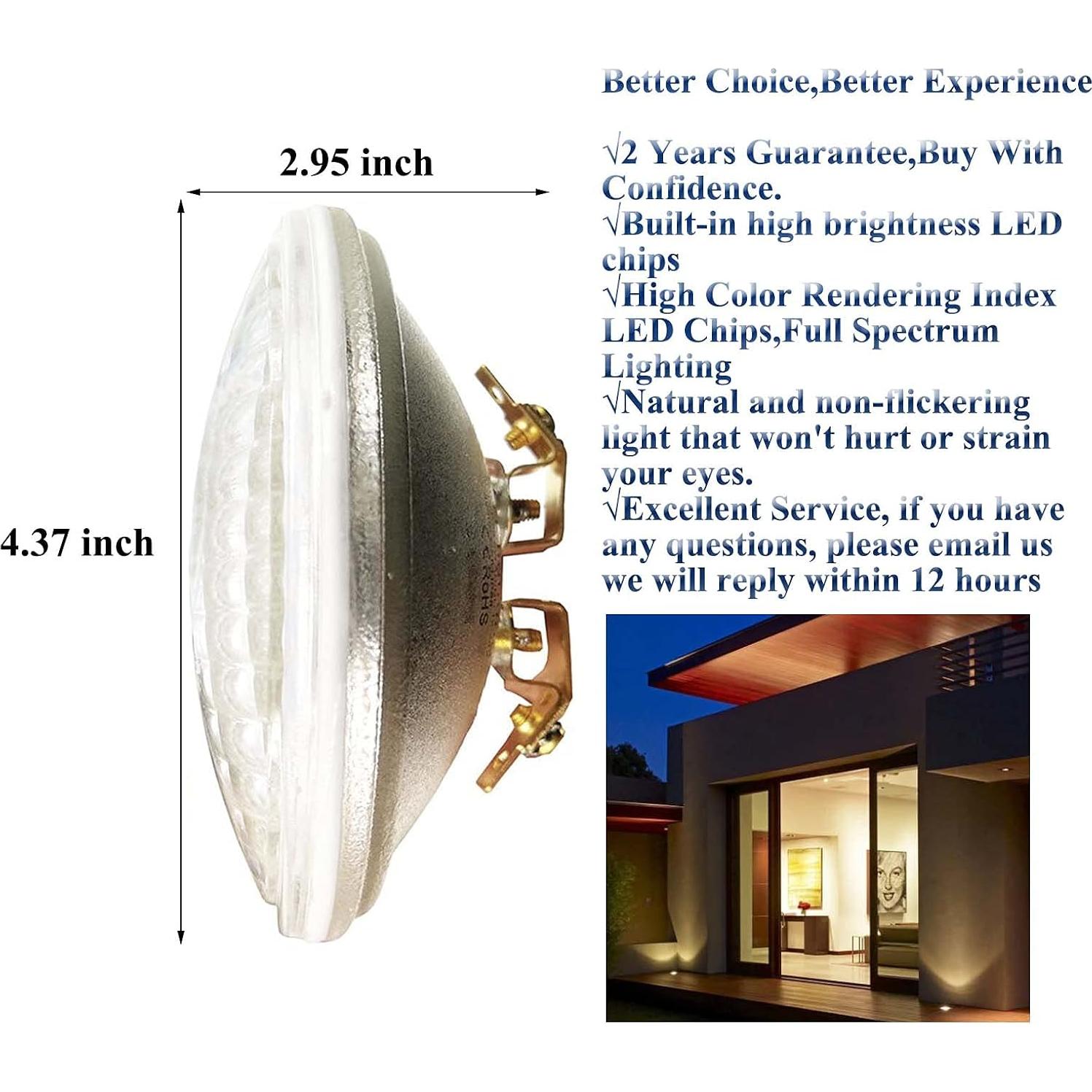 Bombilla LED PAR36 Taysing 9W 900lm IP68 para Exterior