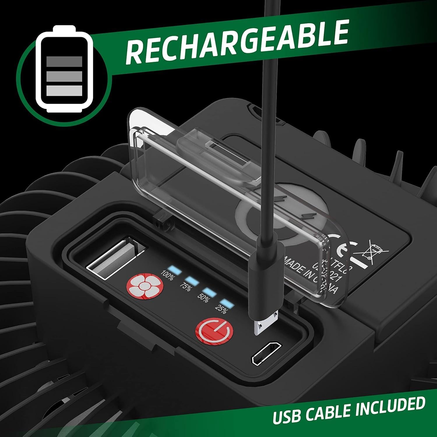 Linterna Ventilador Energizer para Camping 500 Lúmenes Recargable