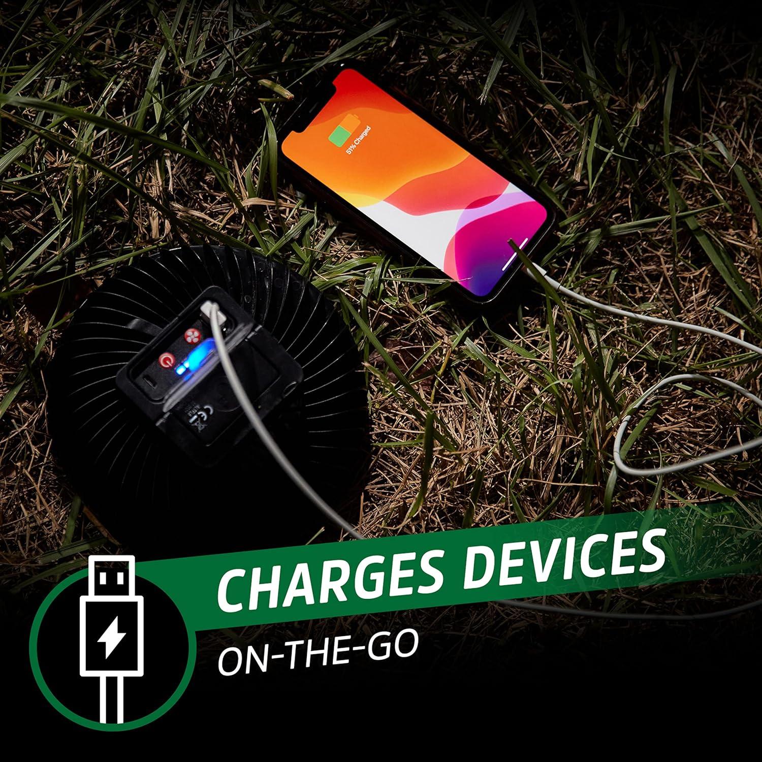 Linterna Ventilador Energizer para Camping 500 Lúmenes Recargable