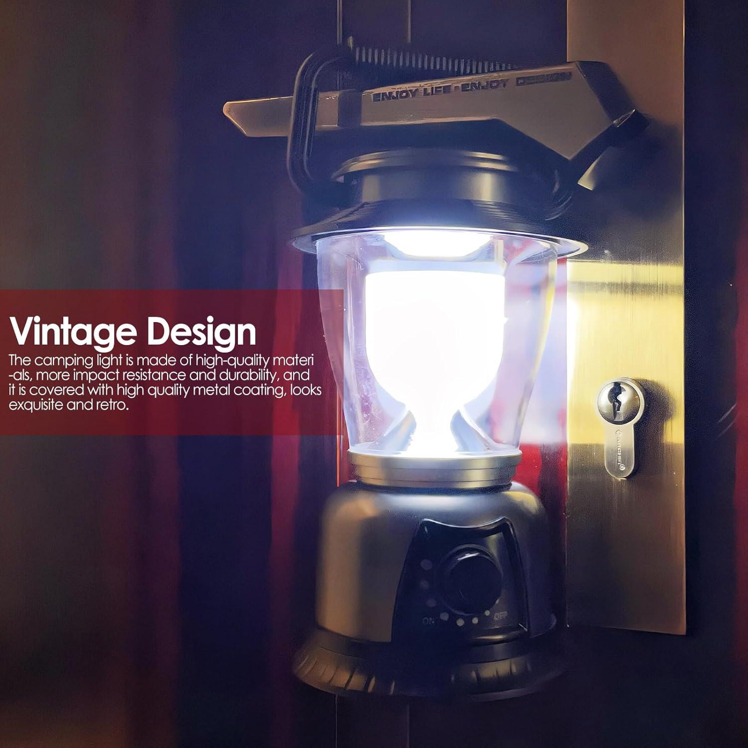 Linterna LED Retro FANTASY 2-Pack 120 LM 360° Camping