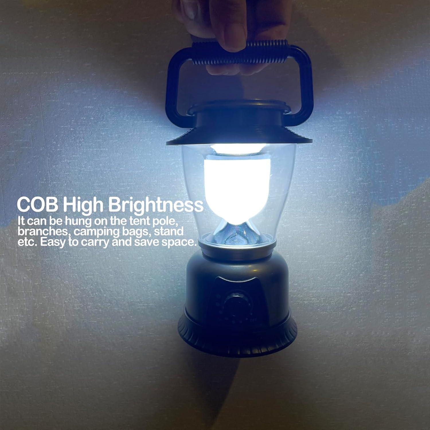 Linterna LED Retro FANTASY 2-Pack 120 LM 360° Camping