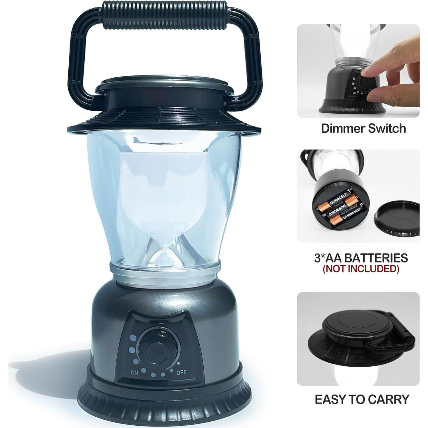 Linterna LED Retro FANTASY 2-Pack 120 LM 360° Camping