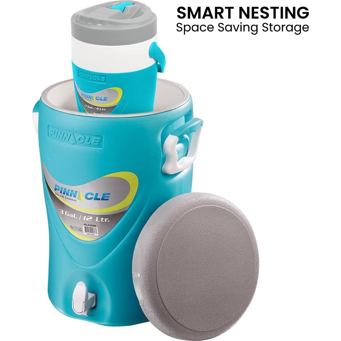 Juego de Enfriador de Agua 3 Galones + Jarra 1 Galón Pinnacle