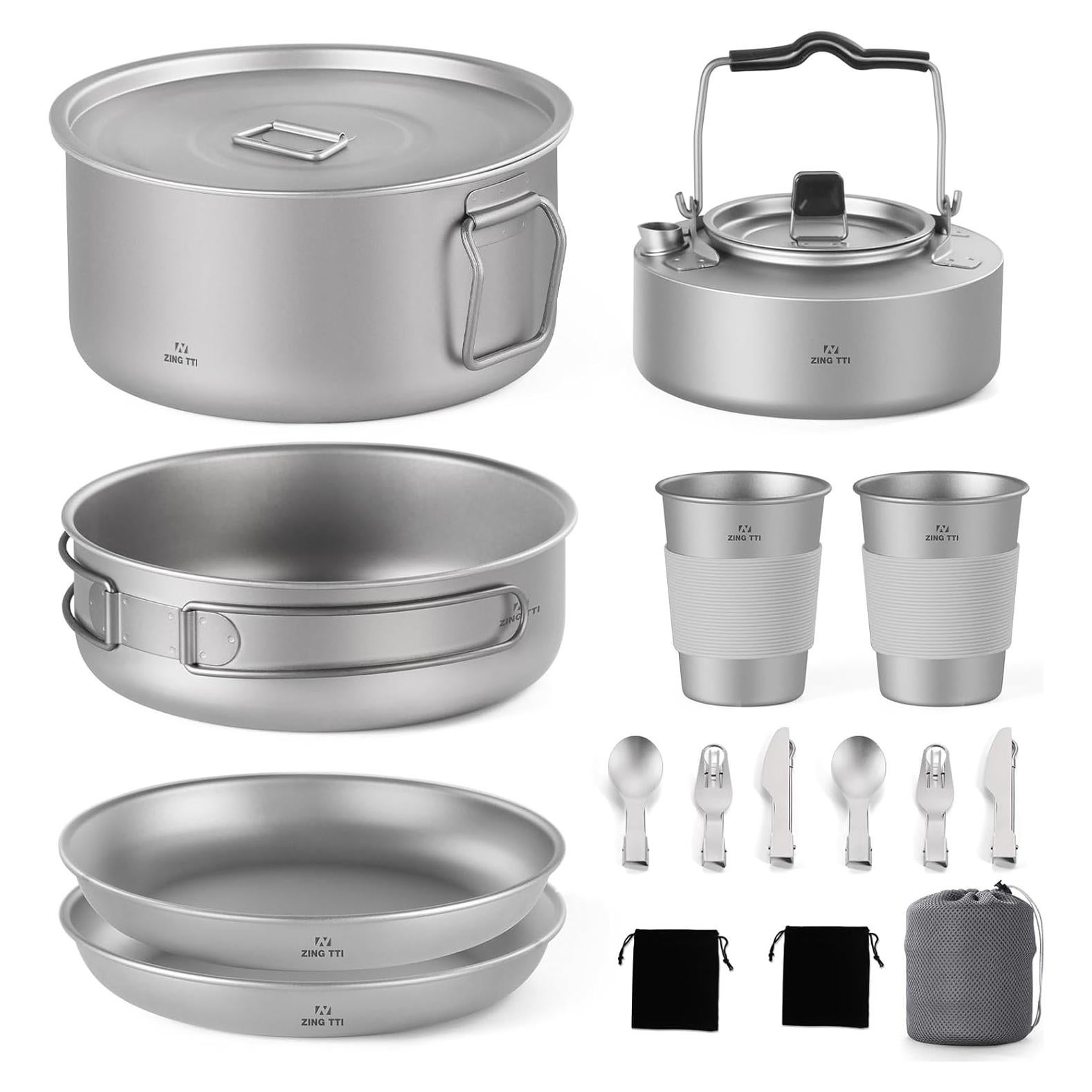 Juego de Utensilios de Cocina de Titanio ZING TTI 14 Piezas