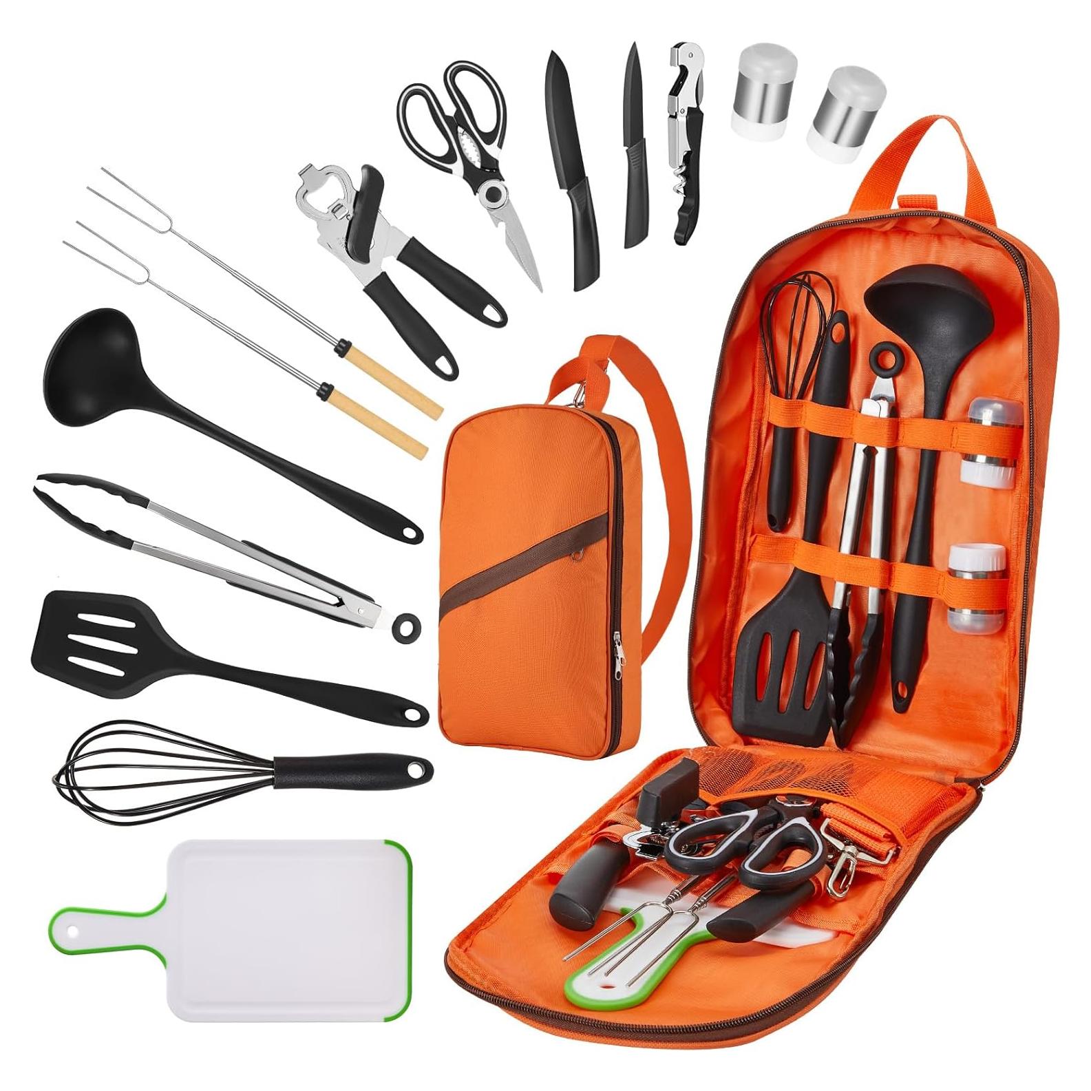 Set de Utensilios de Cocina para Camping Hozzen 15 Piezas