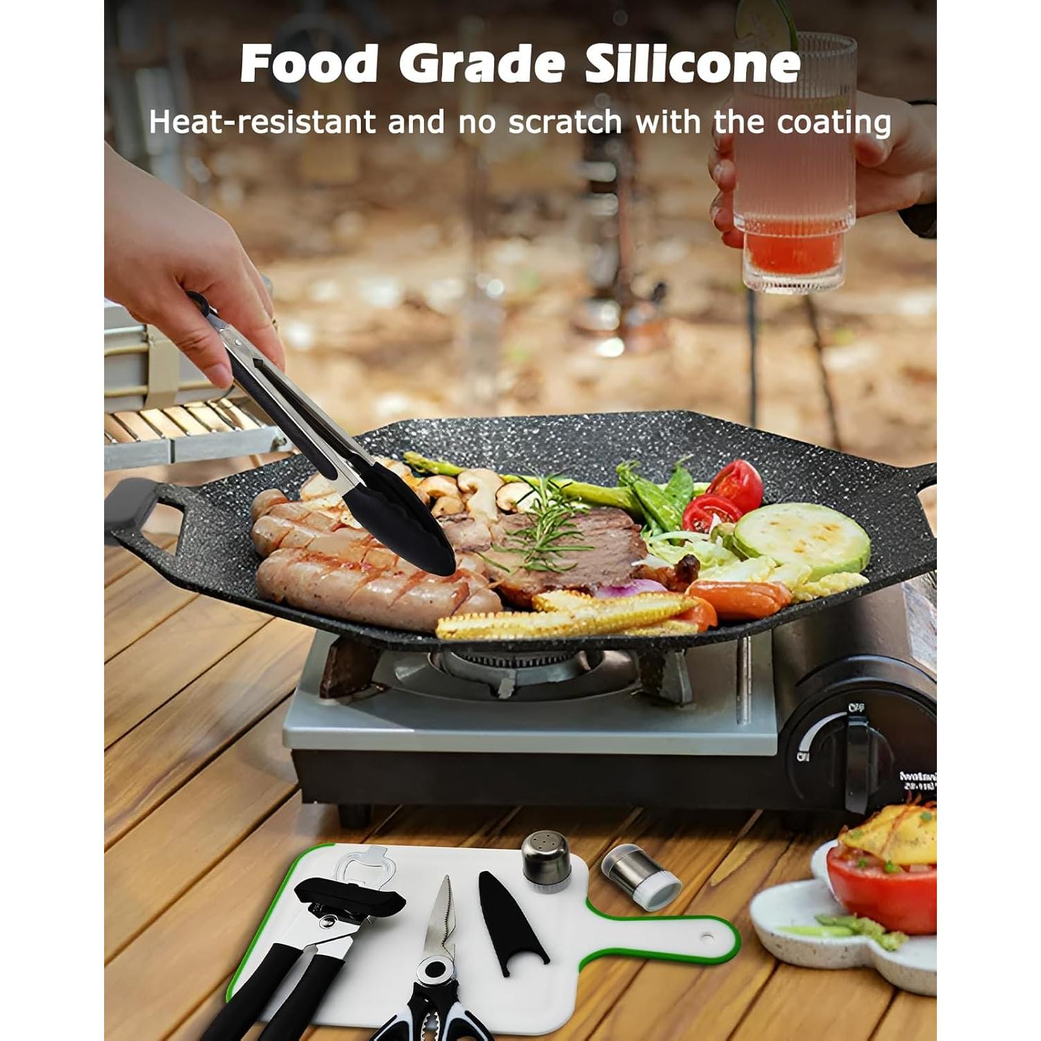 Set de Utensilios de Cocina para Camping Hozzen 15 Piezas