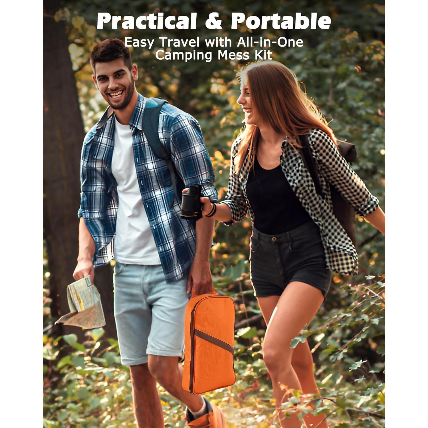 Set de Utensilios de Cocina para Camping Hozzen 15 Piezas