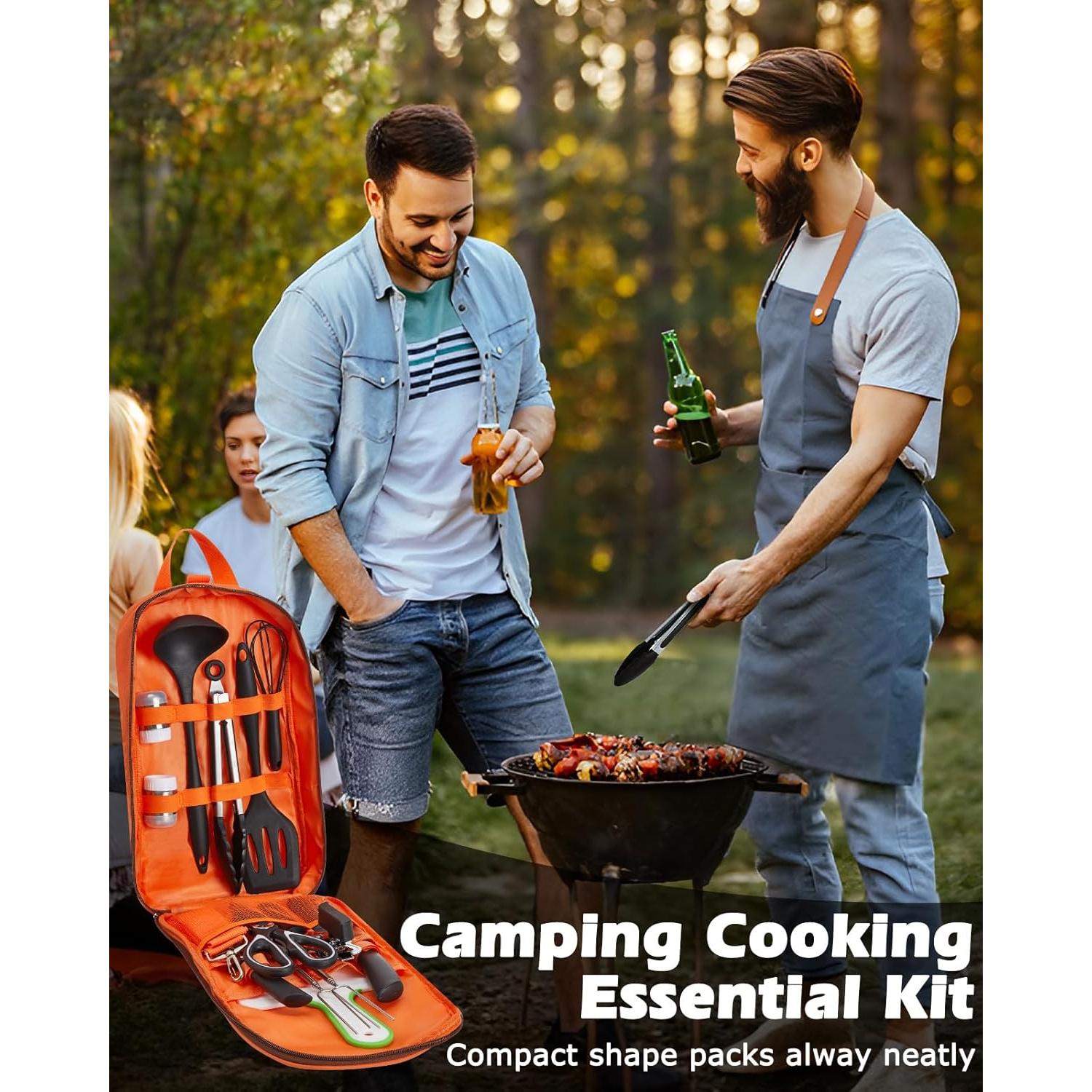 Set de Utensilios de Cocina para Camping Hozzen 15 Piezas