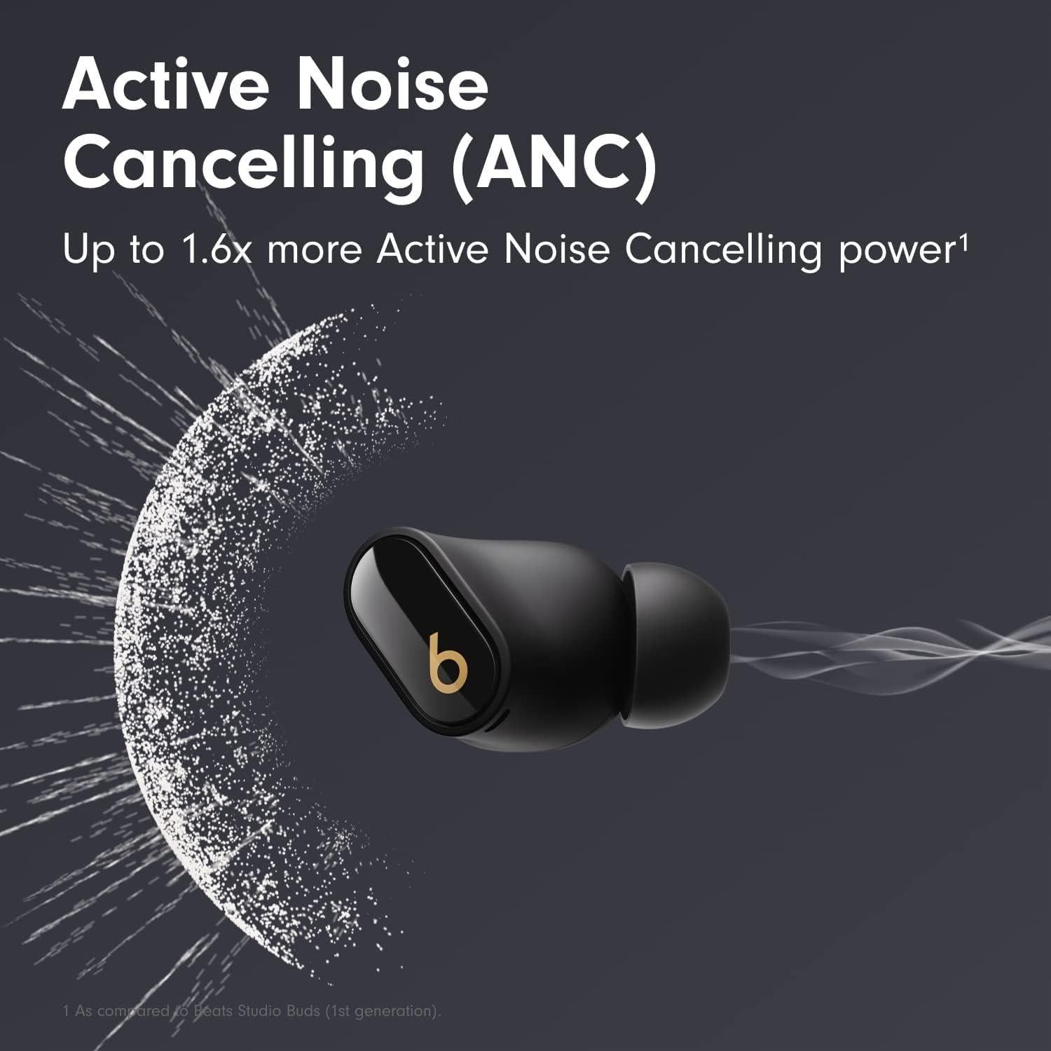 Auriculares Inalámbricos Beats Studio Buds+ con Cancelación de Ruido - Negro