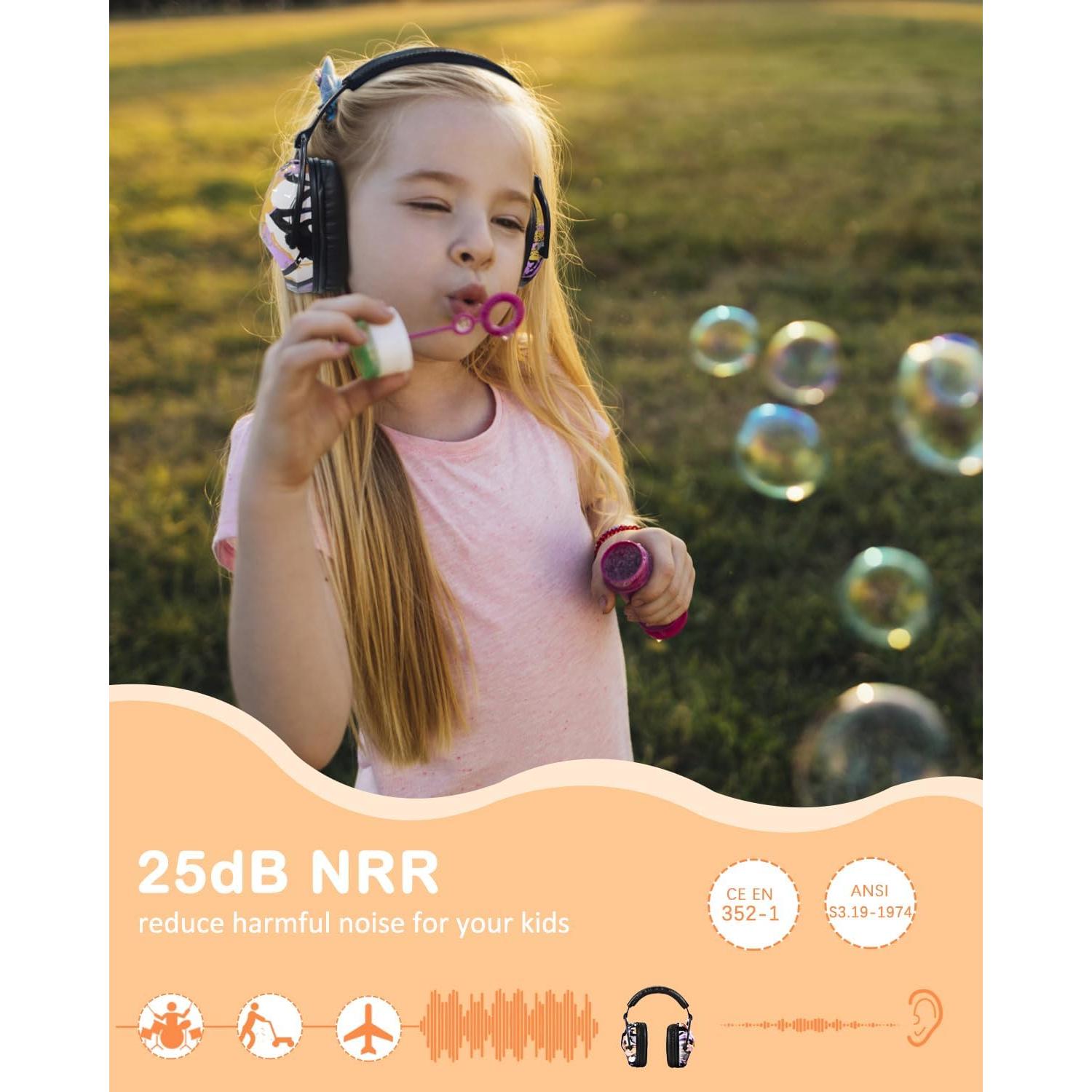 Auriculares ZOHAN EM030 para Niños, Protección Auditiva 25dB