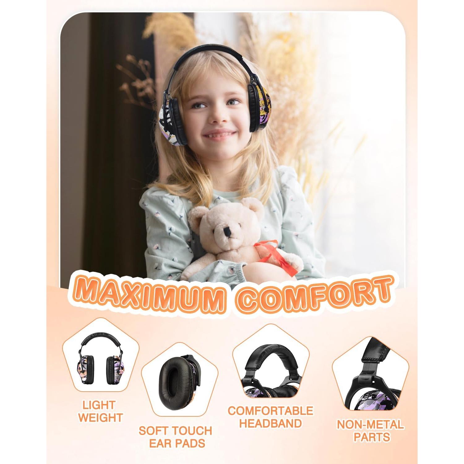 Auriculares ZOHAN EM030 para Niños, Protección Auditiva 25dB