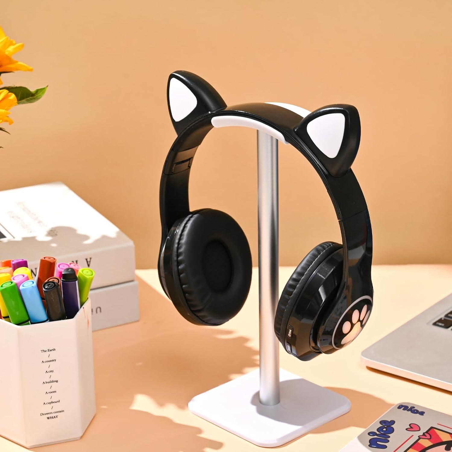 Auriculares Bluetooth KERHAND para Niños con Luz LED y Micrófono
