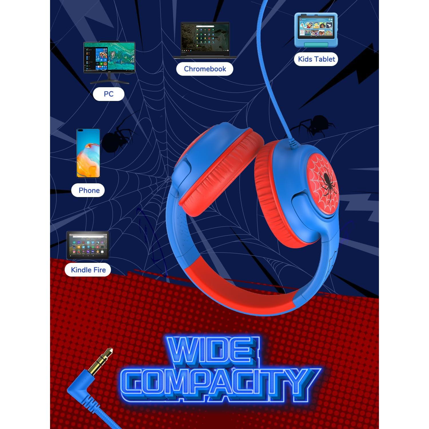 Auriculares iClever IC-HS26 para Niños, Volumen Seguro 85dBA