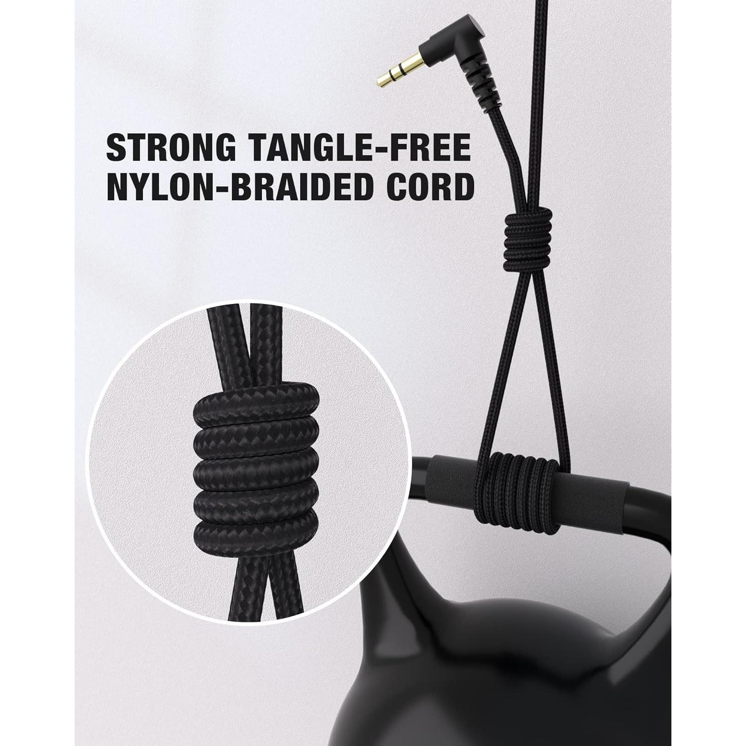 Auriculares On-Ear ELECDER i45 con Micrófono y Cable 1.5m - Negro