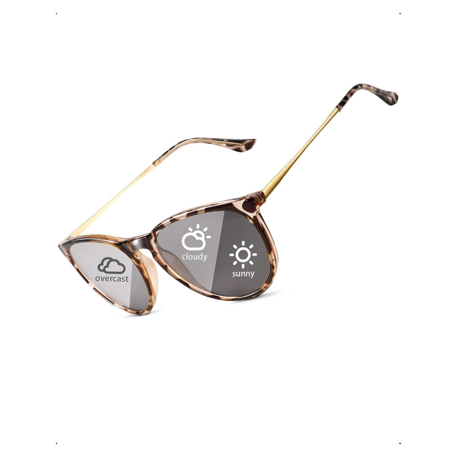 Gafas de sol foto-cromáticas TJUTR UV400 para día y noche