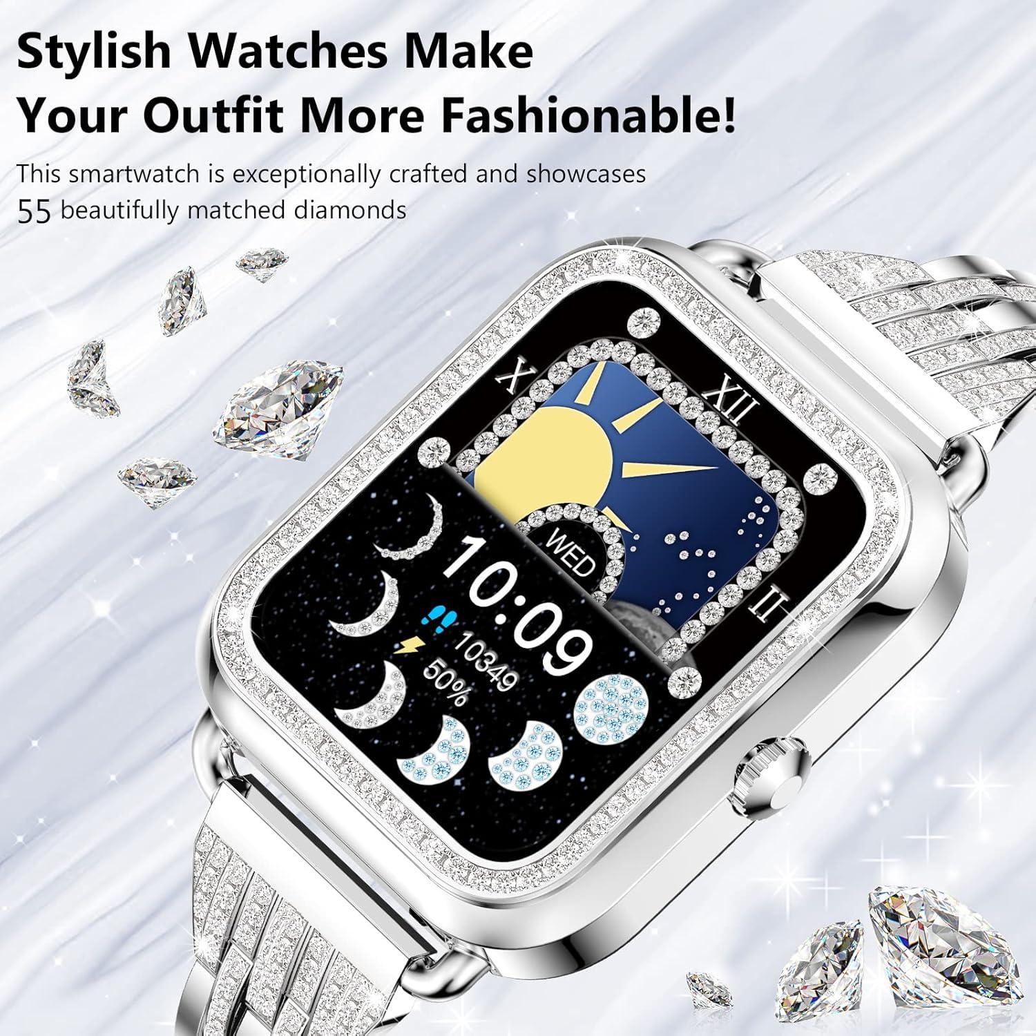 Reloj Inteligente Efolen Plata 1.57'' Bluetooth Fitness