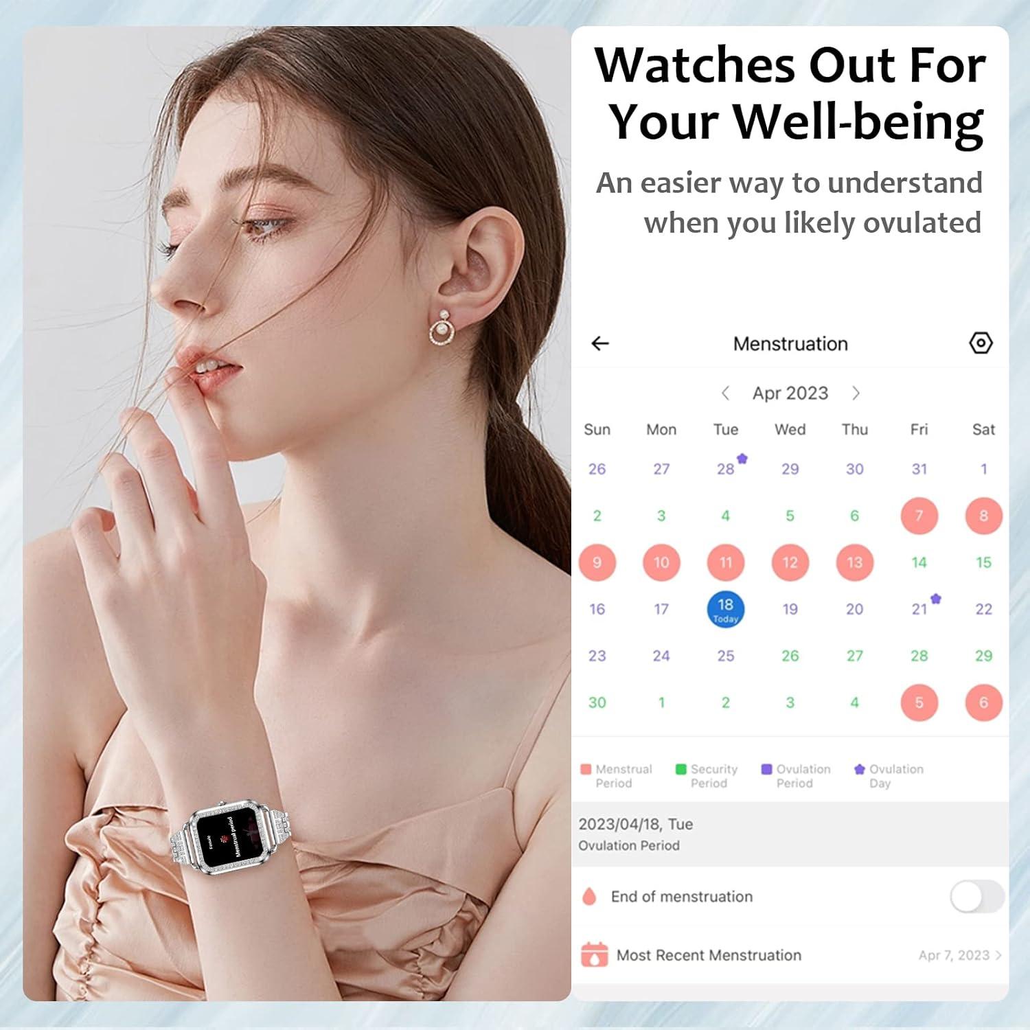 Reloj Inteligente Efolen Plata 1.57'' Bluetooth Fitness