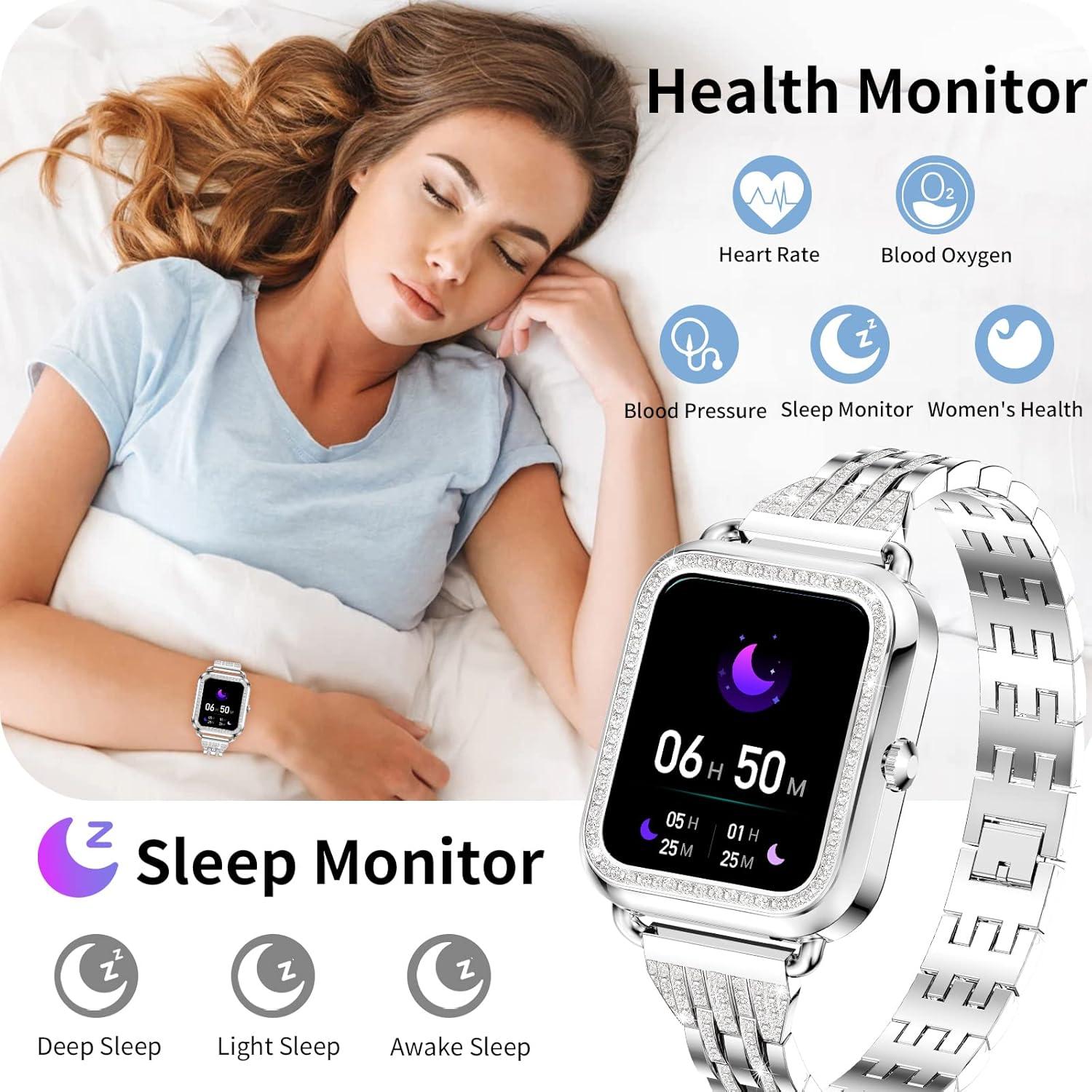 Reloj Inteligente Efolen Plata 1.57'' Bluetooth Fitness