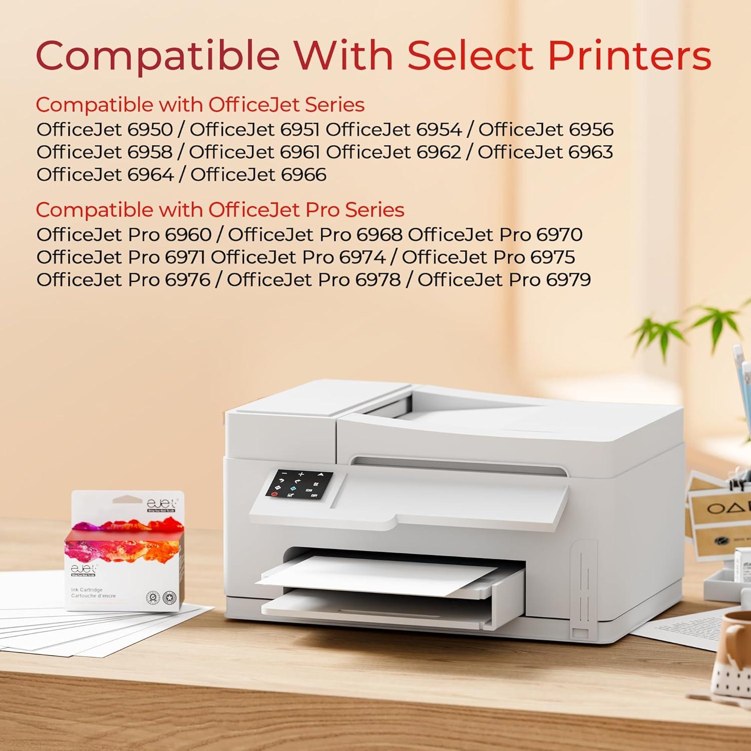 Cartuchos de tinta 902XL ejet para impresoras HP - Paquete de 2