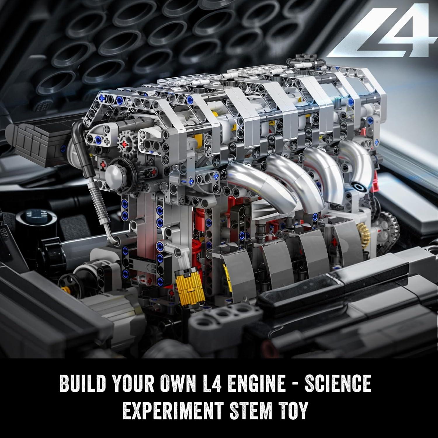 Kit de Construcción Motor L4 Mould King 10087 1787 Pcs