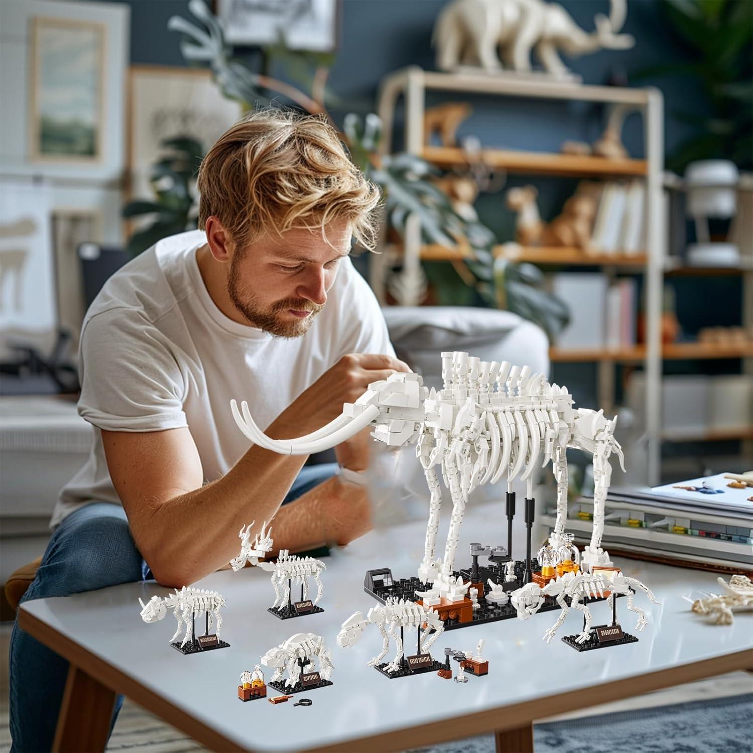 Kit de Construcción 6 en 1 Fósiles PAN TASY para Niños 8+