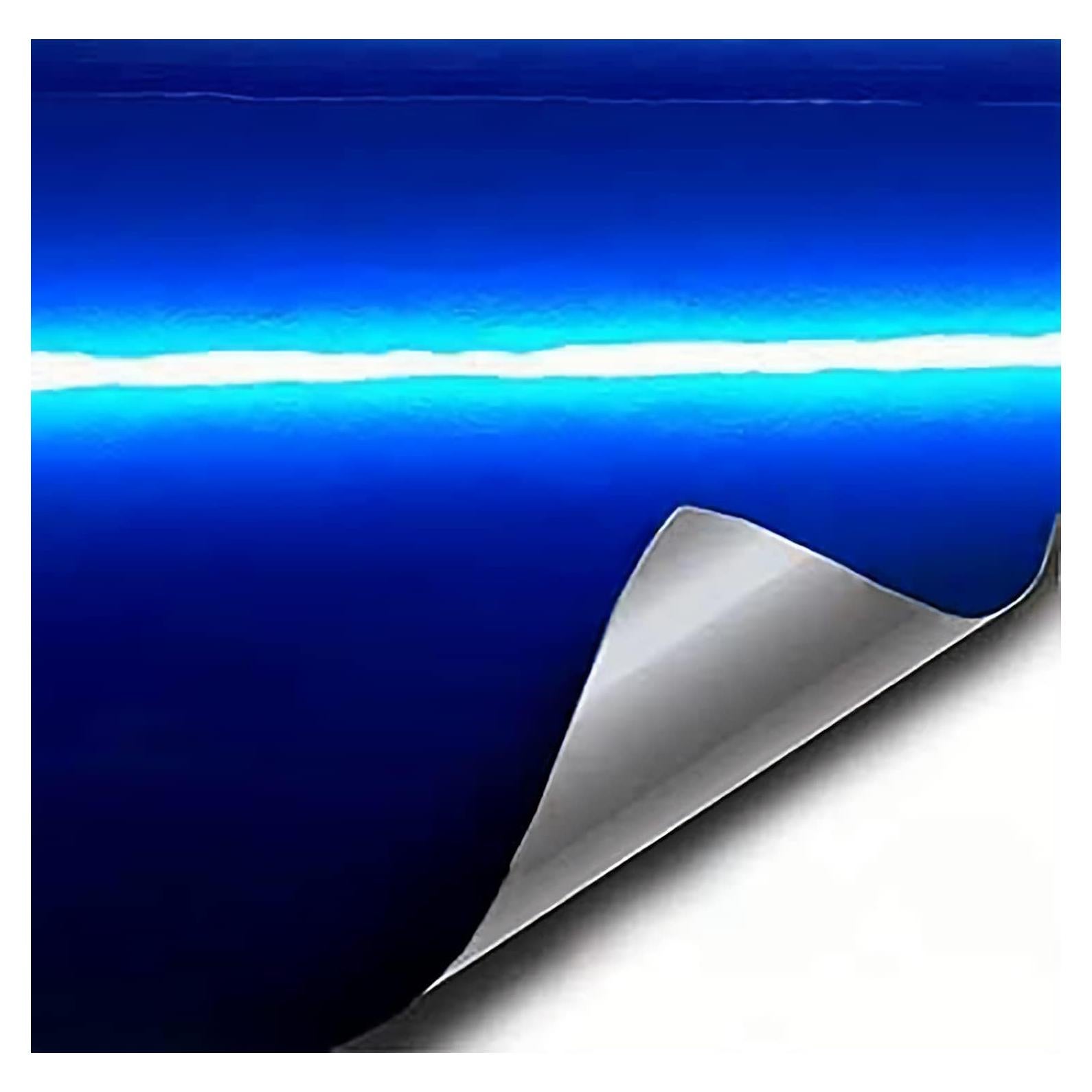 Vinilo Envoltura Adhesiva VViViD Liquid Metal Azul Oscuro 0.30m x 1.52m