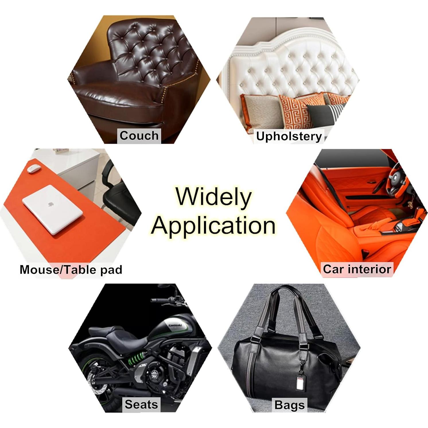 Parche de Reparación de Cuero ILOFRI 152x43 cm Autoadhesivo