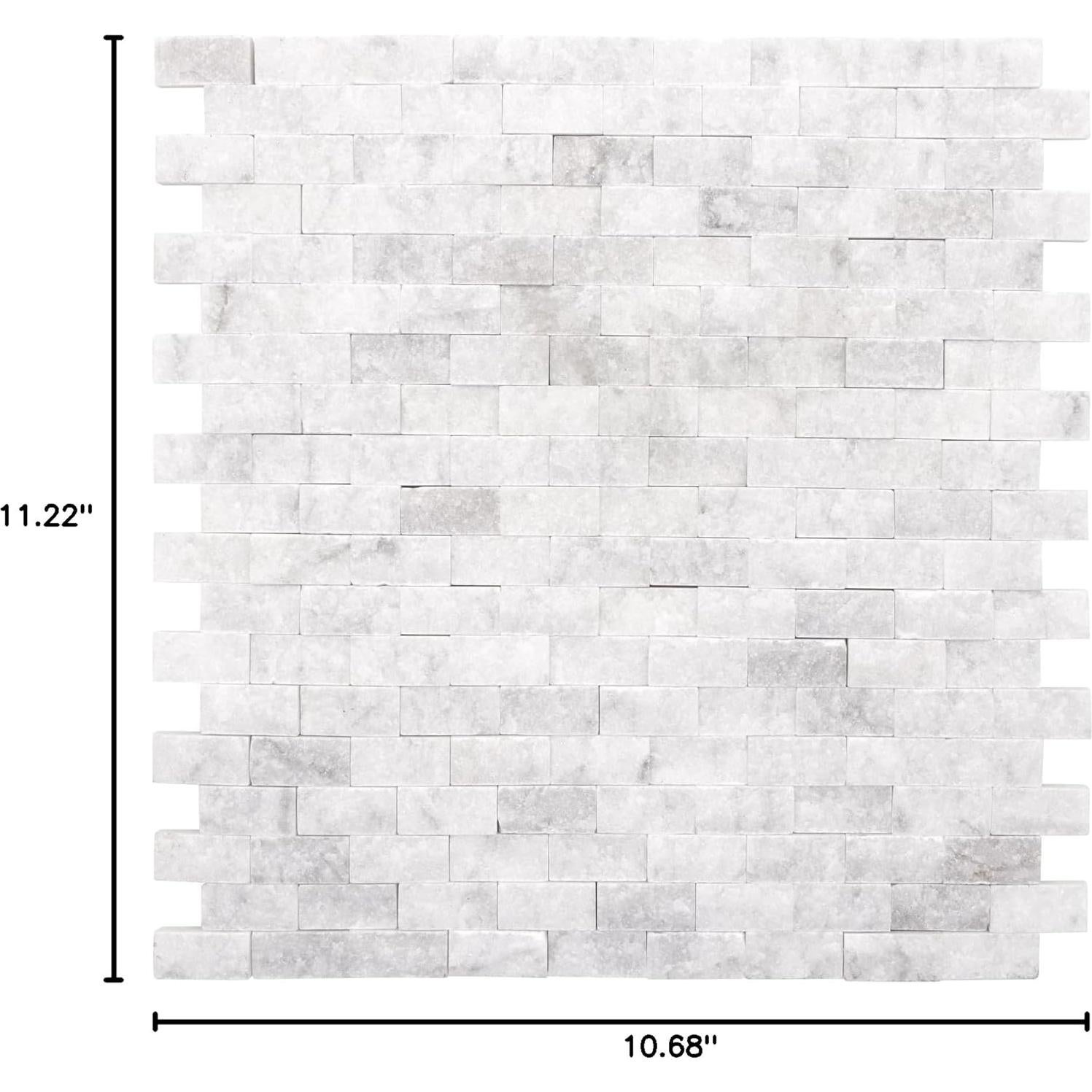 Azulejos de Mosaico Natural Autoadhesivos Sunwings 5 Hojas 0.385 m²