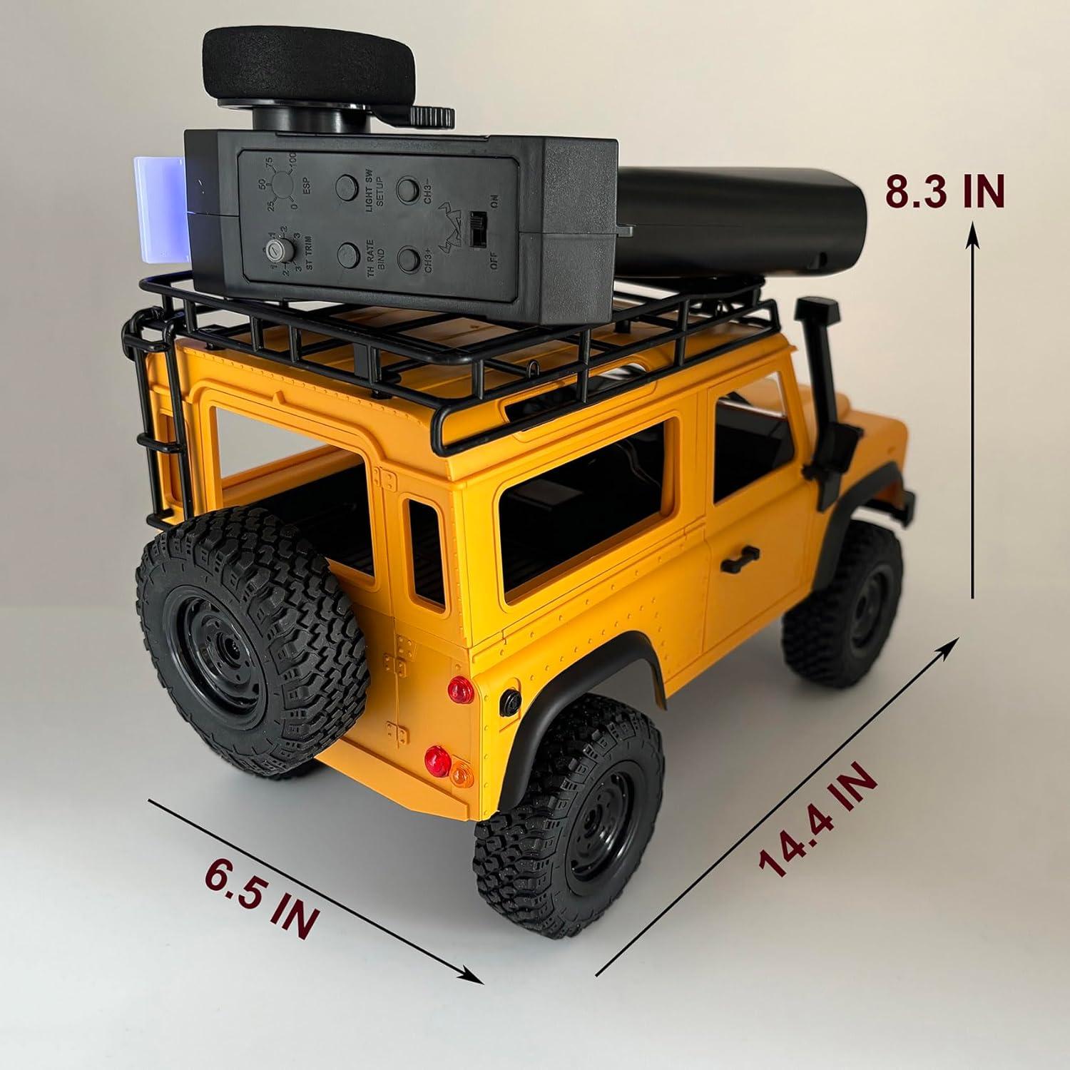 Camión RC Crawler 4x4 HLSFWDRIVE MN-98 Escala 1/12 Todo Terreno