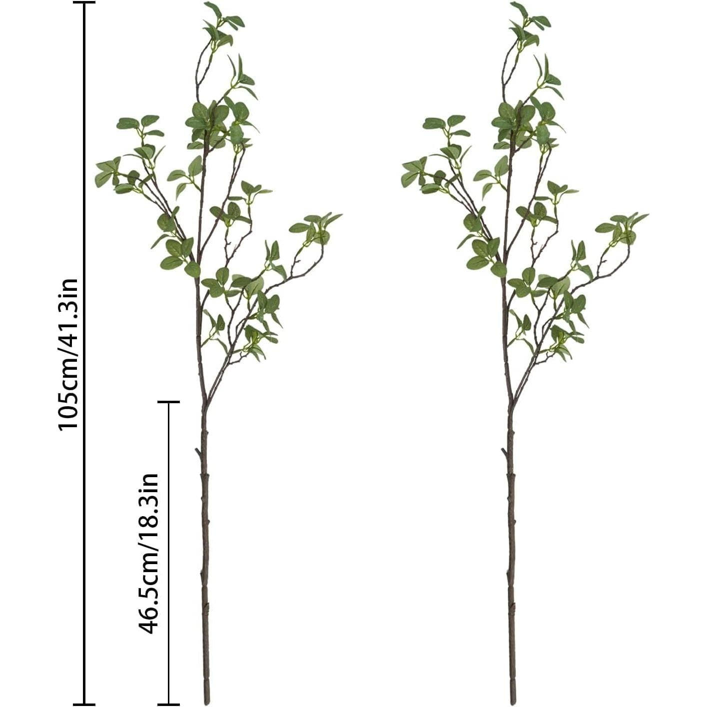 Ramas de Eucalipto Artificial Ruidazon 4 Pcs 101.6 cm Verde