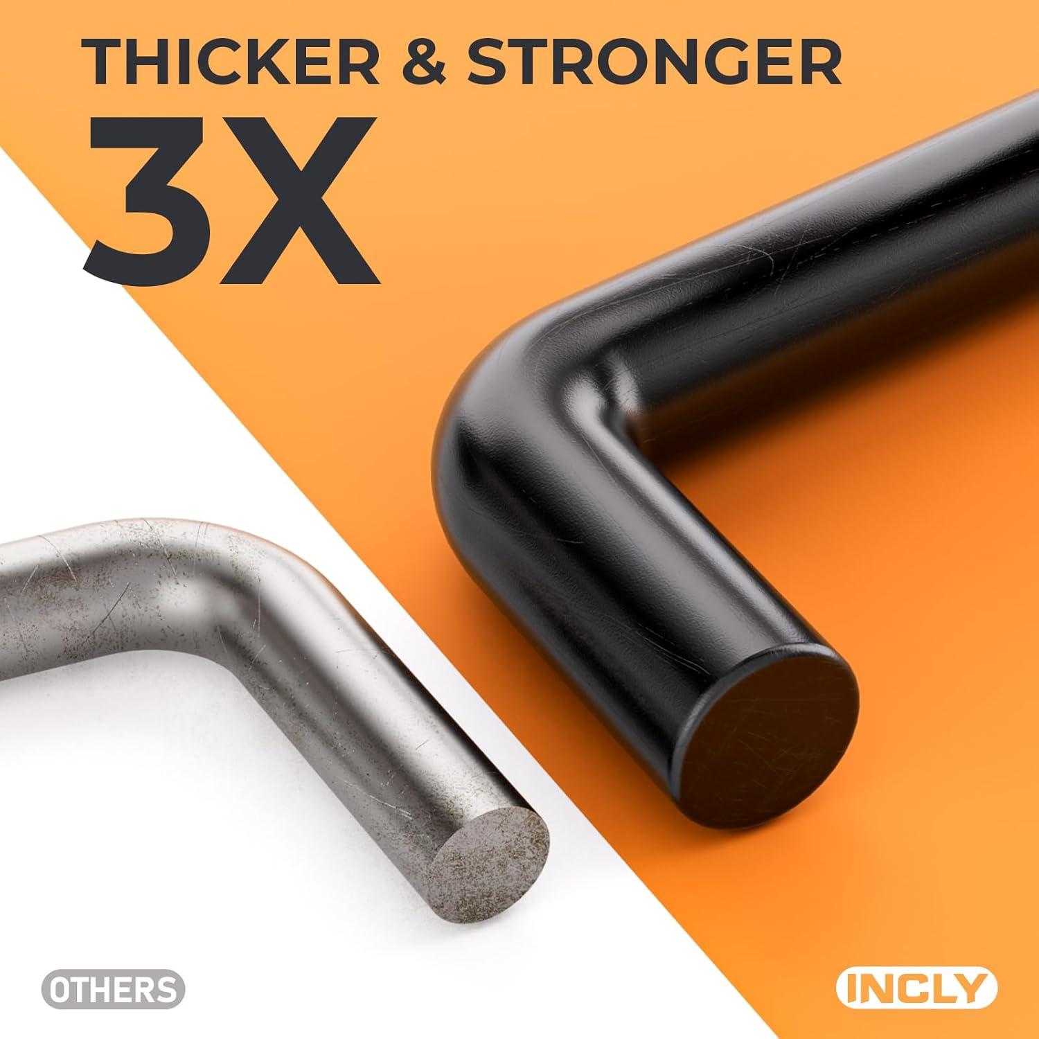 Ganchos de Tablero de Clavos INCLY 36 Piezas 10.16/15.24 cm