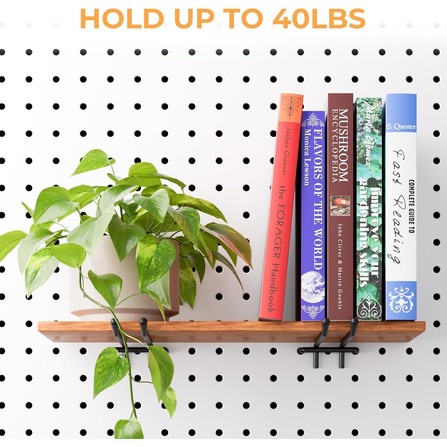 Ganchos de Tablero de Clavos INCLY 36 Piezas 10.16/15.24 cm