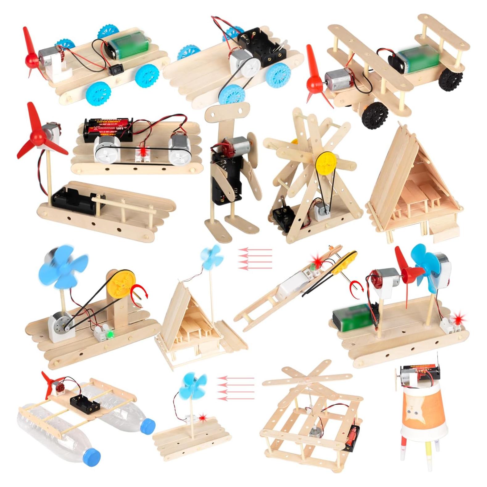 Kit de Motor Eléctrico EUDAX 465 Piezas STEM DIY