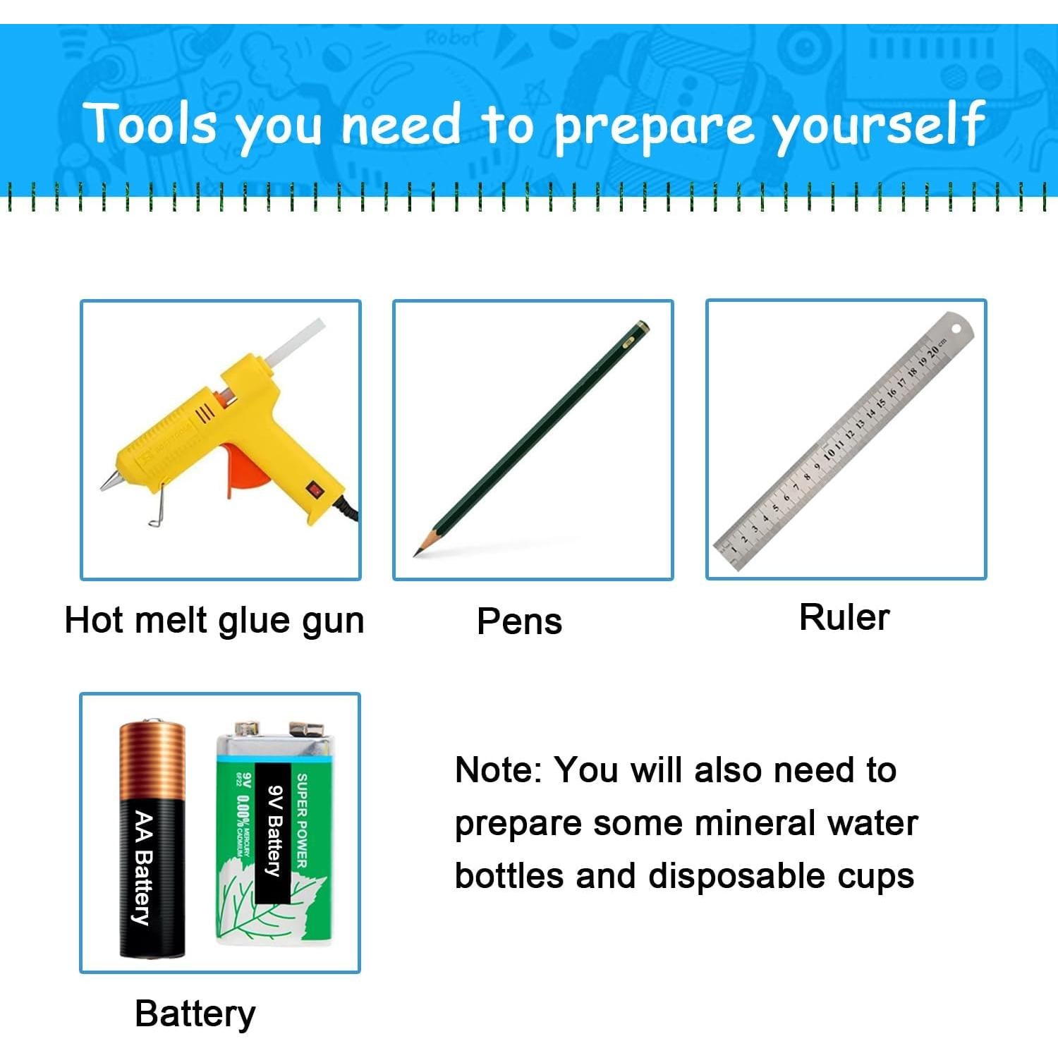 Kit de Motor Eléctrico EUDAX 465 Piezas STEM DIY