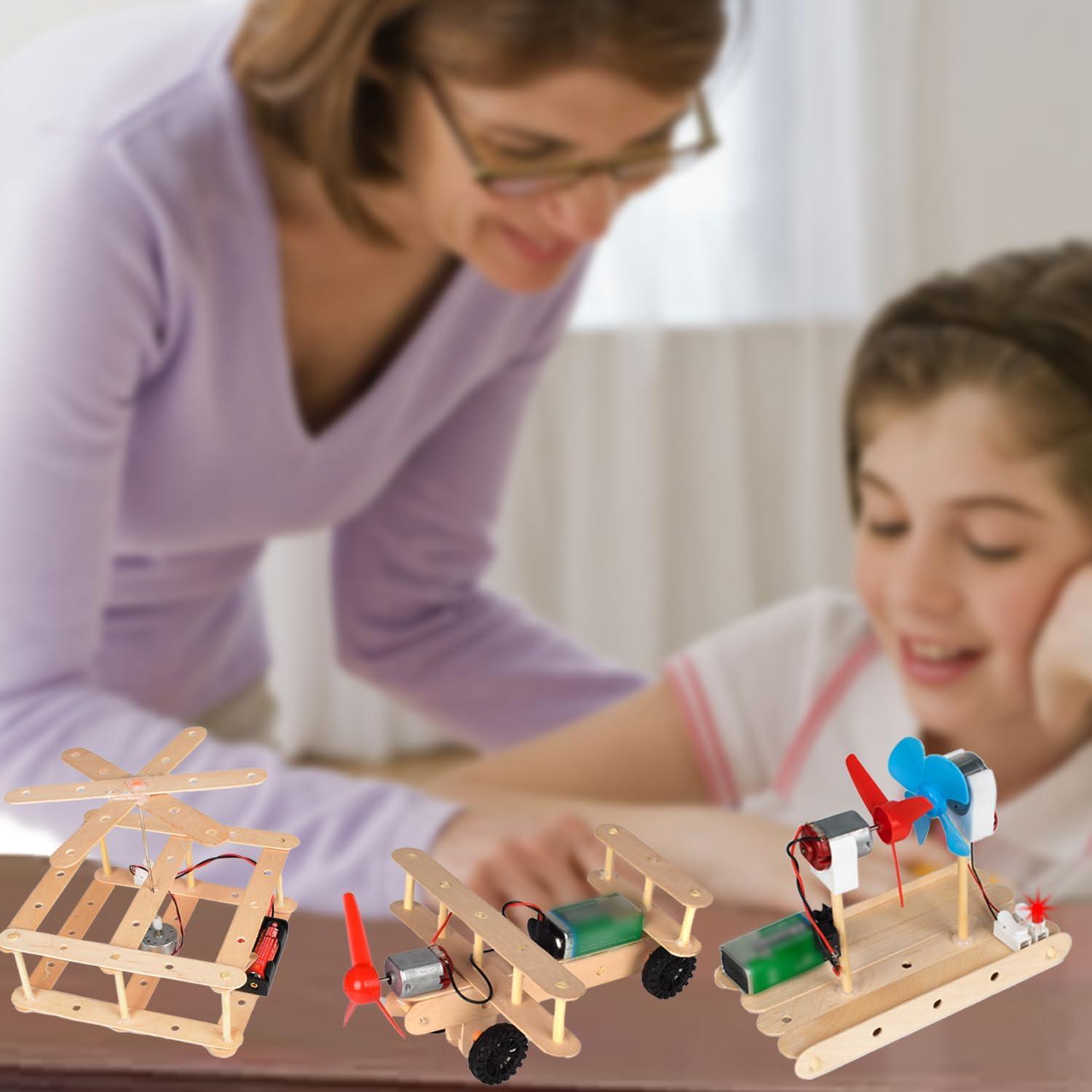 Kit de Motor Eléctrico EUDAX 465 Piezas STEM DIY