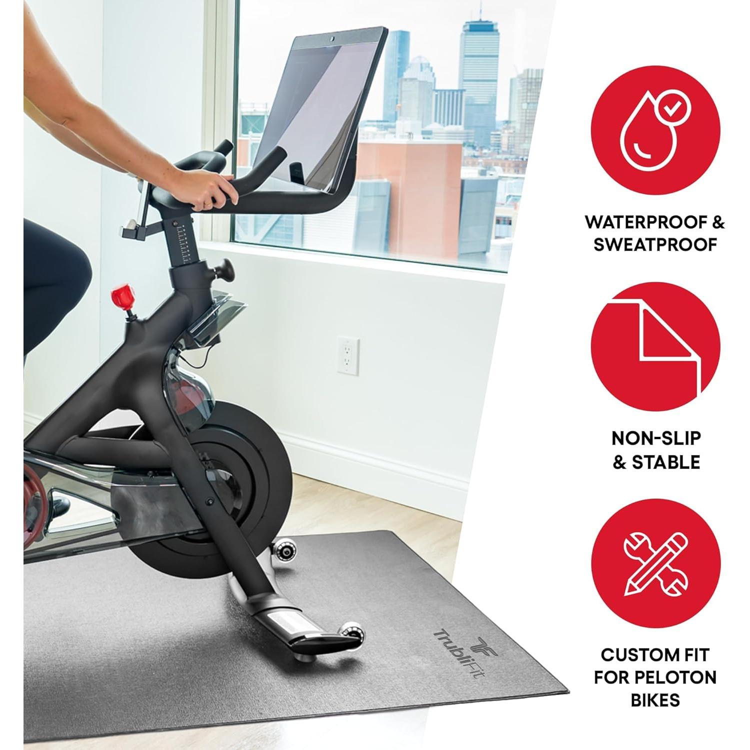 Mat de Ejercicio TrubliFit para Bicicleta Peloton 182x91cm