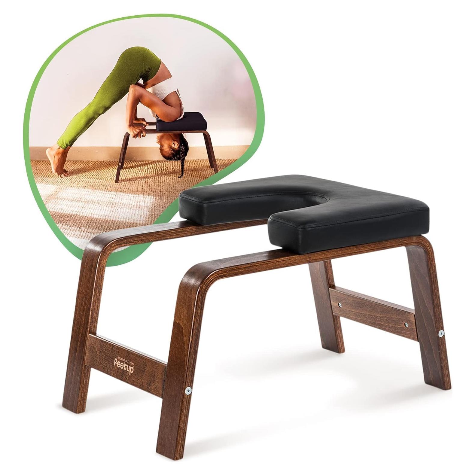 Banco de Inversión para Yoga FeetUp Entrenador Vegano 64x40cm