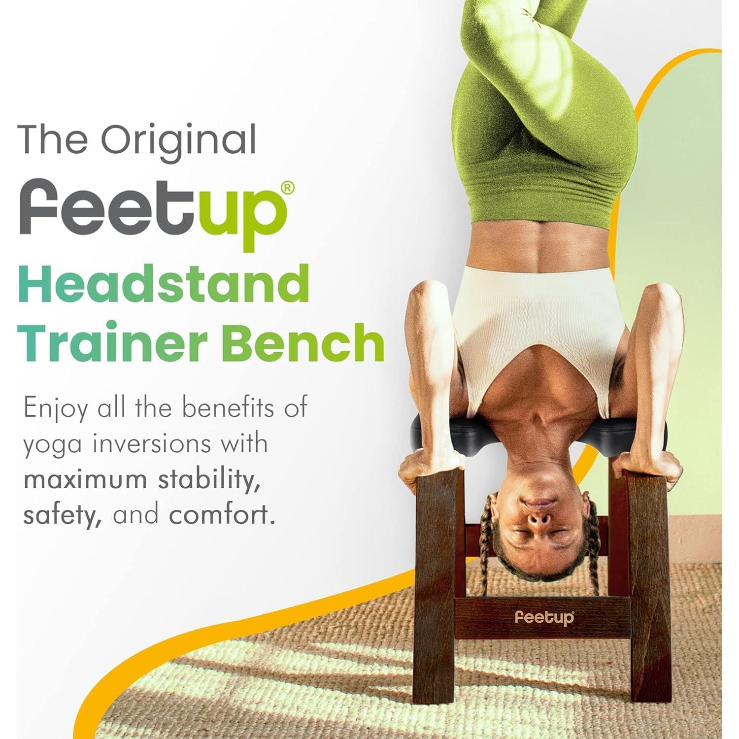 Banco de Inversión para Yoga FeetUp Entrenador Vegano 64x40cm