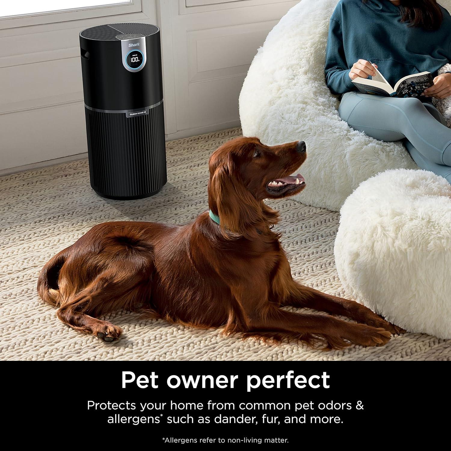 Purificador de Aire Shark AP1000 HEPA 102 m², Alergias, Silencioso