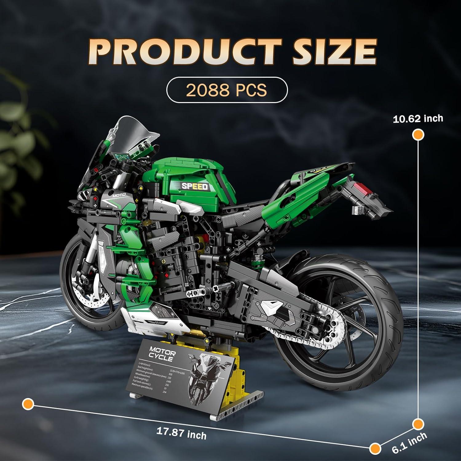 Modelo de Motocicleta H2 SX SE 1:5 Shantou 2088 PZS